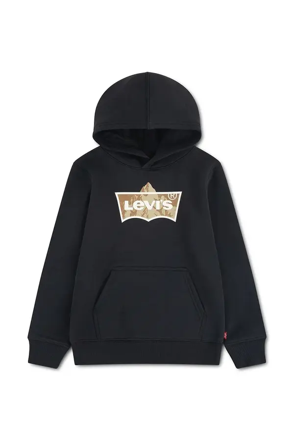 Levi's Levi's dukserica za djecu s pamukom TALLEST PEAK BATWING HOODI