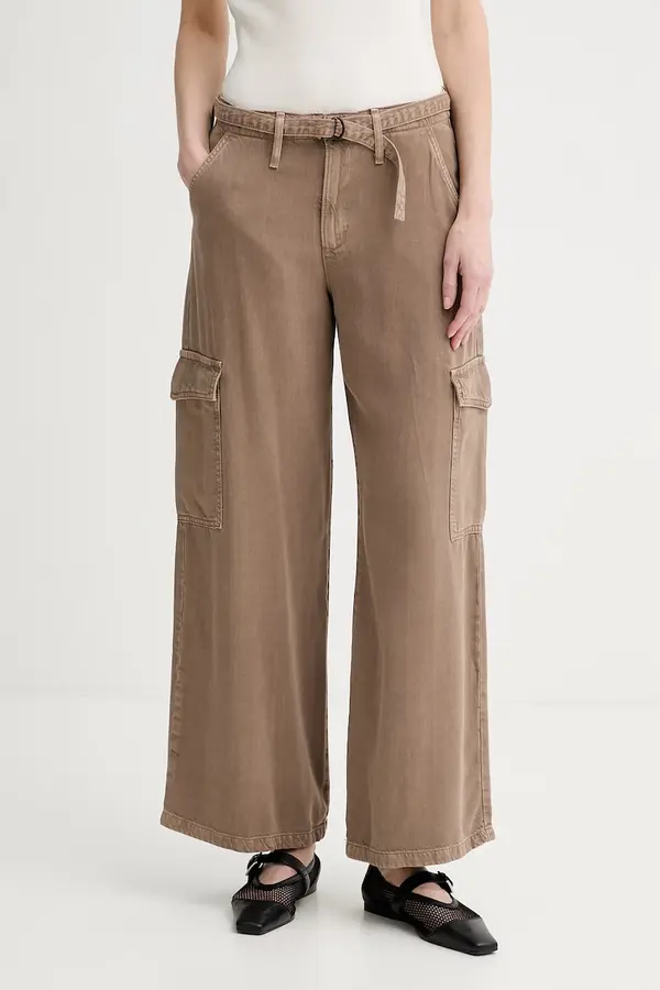 Levi's Levi's hlače za žene s lyocellom BAGGY DAD CARGO