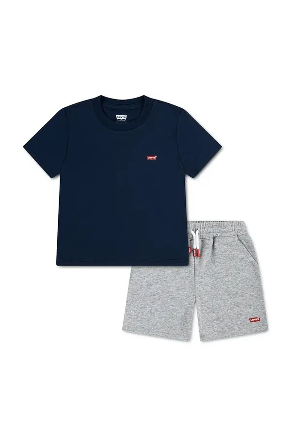 Levi's Levi's komplet za djecu s pamukom BATWING TEE & KNIT SHORT S