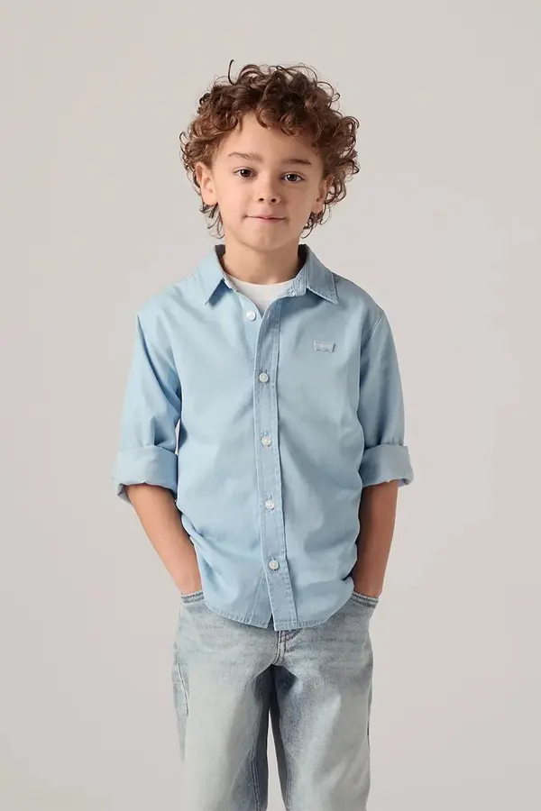 Levi's Levi's košulja za djecu od pamuka BATTERY HOUSEMARK SHIRT
