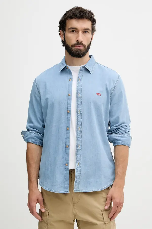 Levi's Levi's košulja za muškarce traper LS BATTERY HM SHIRT SLIM