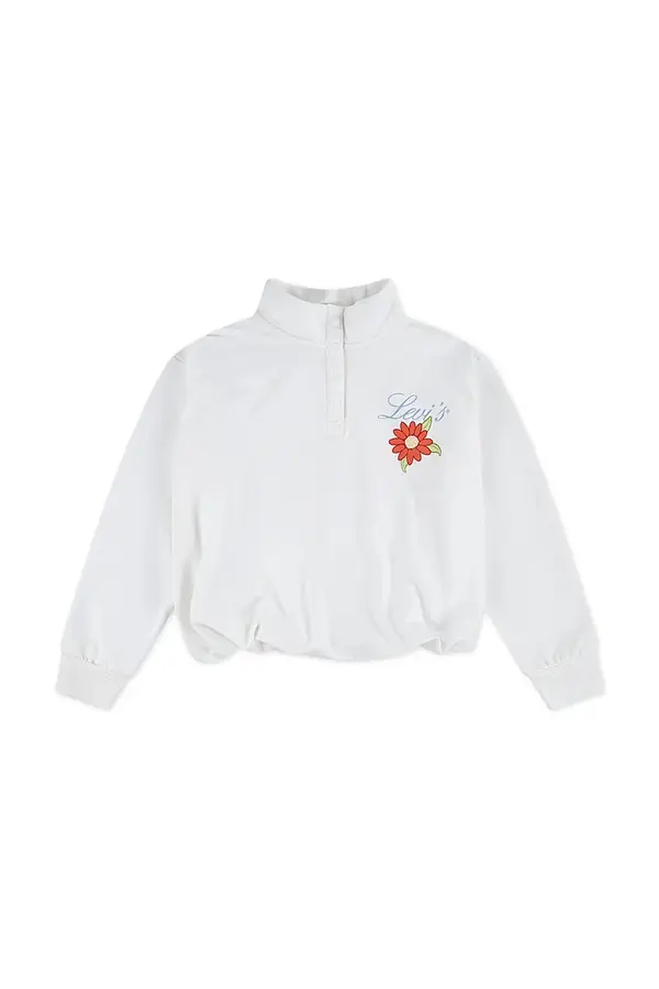 Levi's Levi's majica dugih rukava za djecu BUBBLE HEM LS KNIT TOP