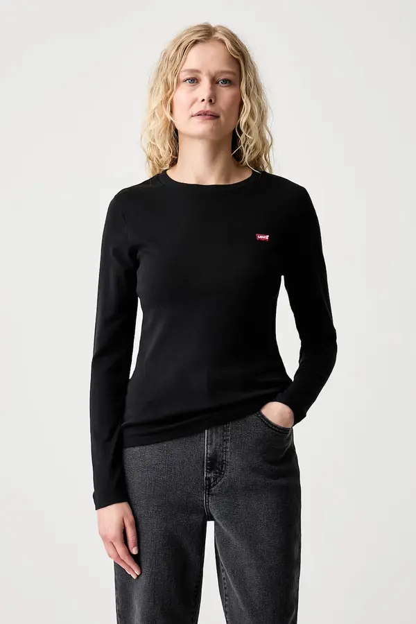 Levi's Levi's majica dugih rukava ženska pamučna ESSENTIAL LS 2-pack
