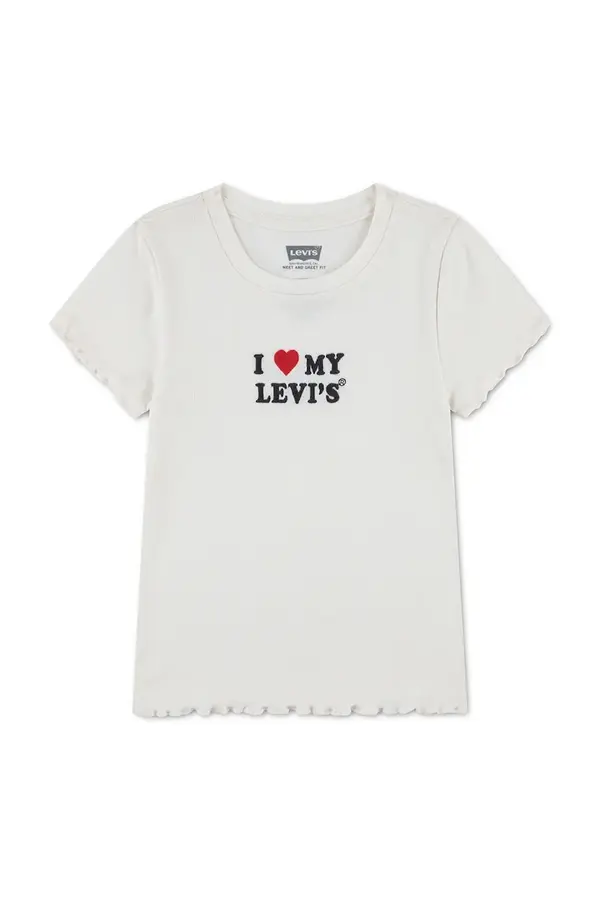 Levi's Levi's majica za djecu s pamukom I HEART MY LEVIES TOP