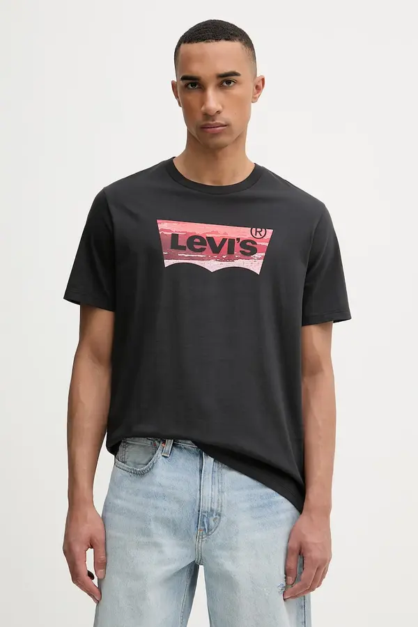 Levi's Levi's majica za muškarce od pamuka GRAPHIC CREWNECK