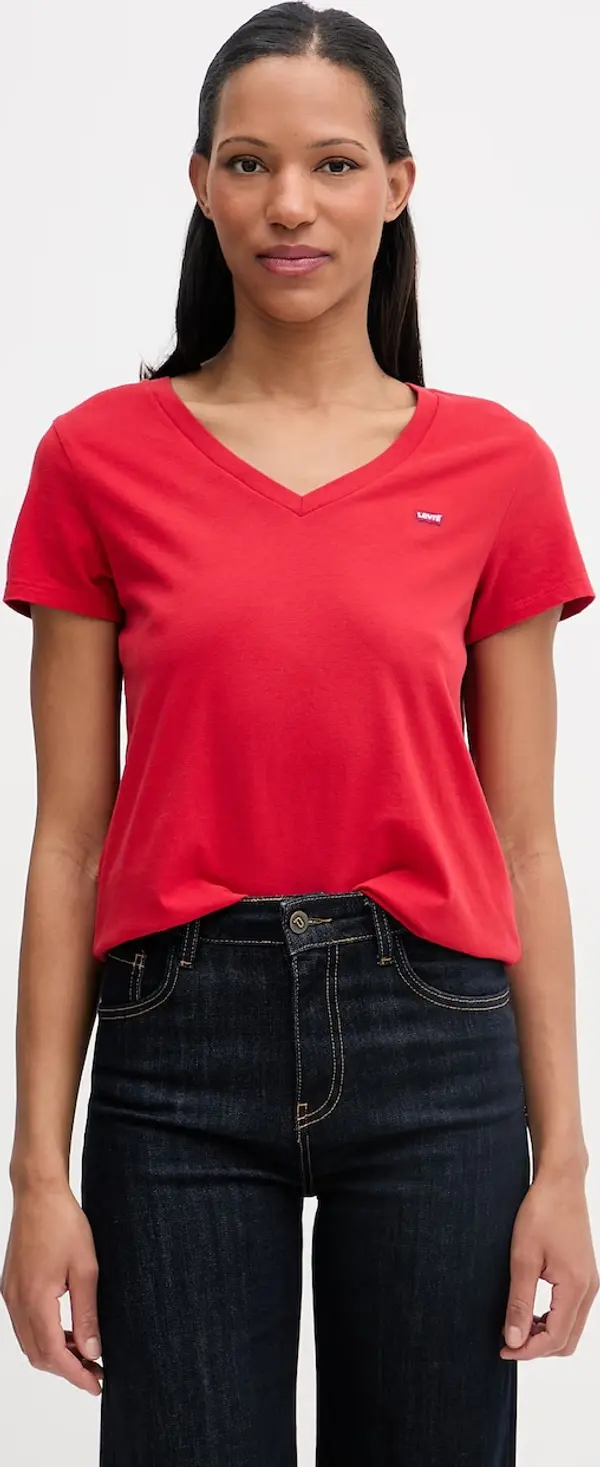 Levi's Levi's majica za žene od pamuka PERFECT VNECK
