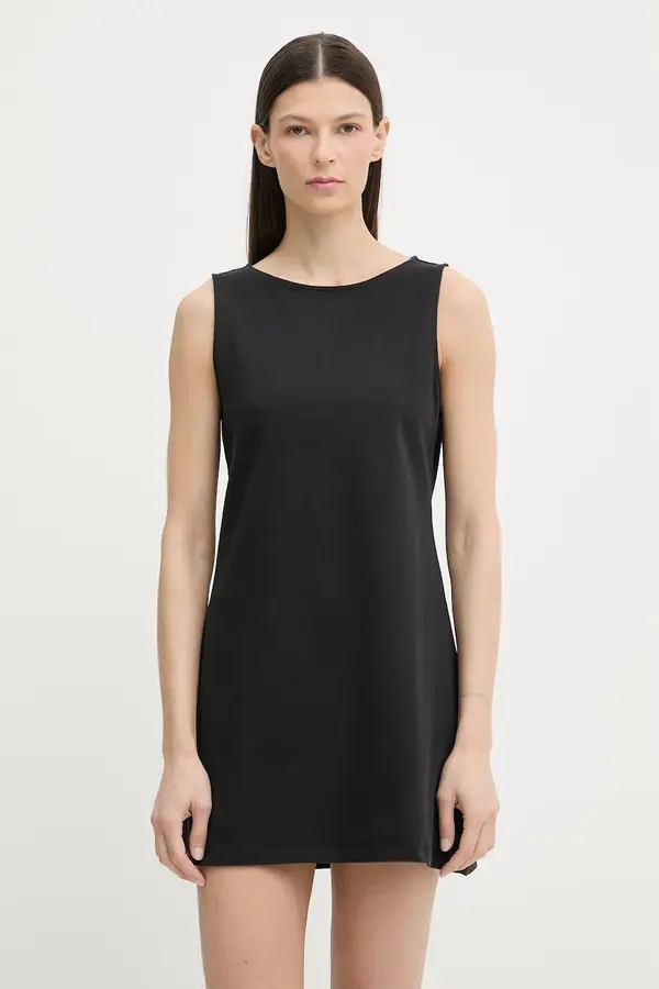 Levi's Levi's mala crna haljina od pamuka s elastanom KNIT (T3 OVERDEV)