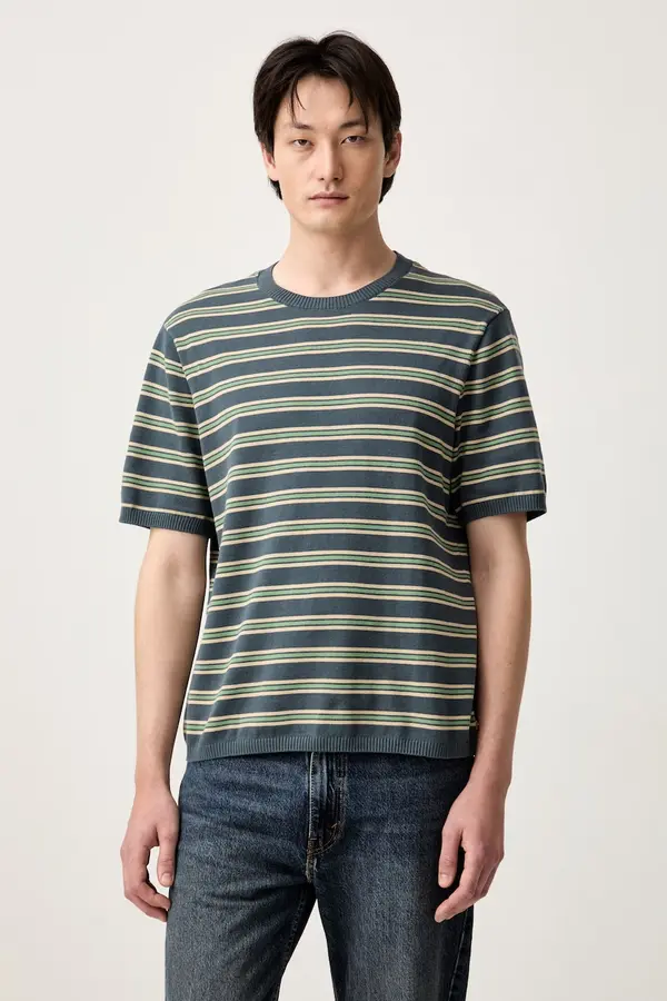 Levi's Levi's pletena majica kratkih rukava za muškarce od pamuka SS SWEATER