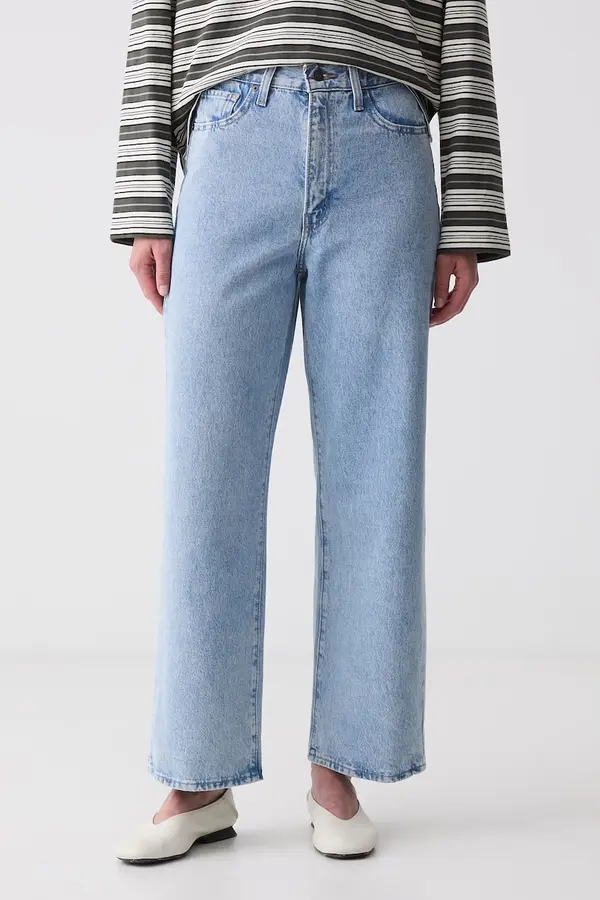 Levi's Levi's ravne traperice za žene HIGH WAISTED STRAIGHT