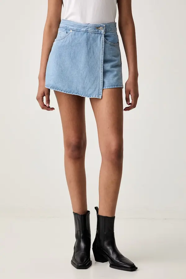 Levi's Levi's suknja-hlače za žene traper OPEN MIND