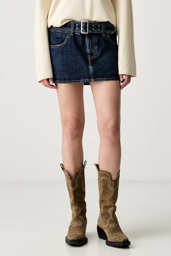 Levi's Levi's suknja traper BELTED MINI