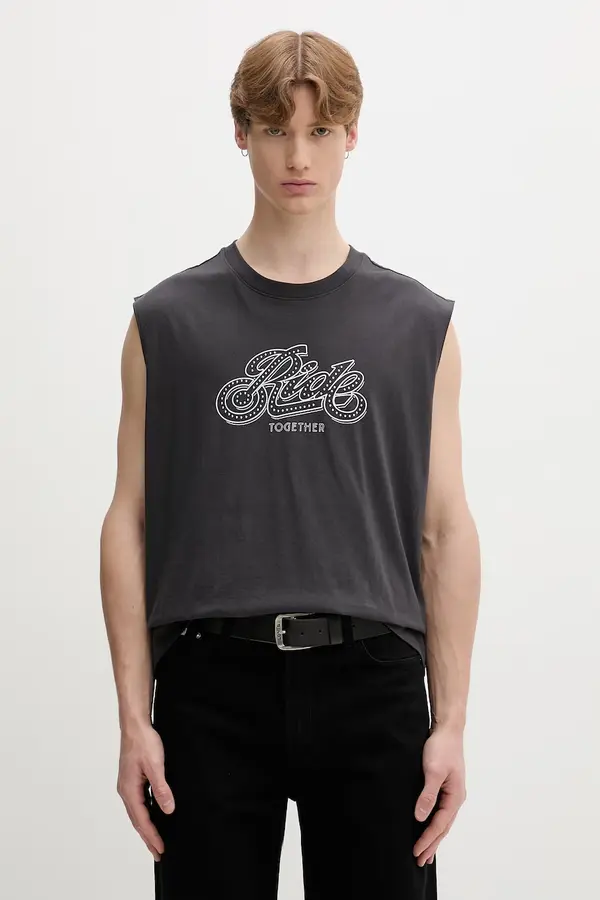Levi's Levi's top za muškarce od pamuka CROPPED MUSCLE TANK RIDE TOGETHER x PRIDE