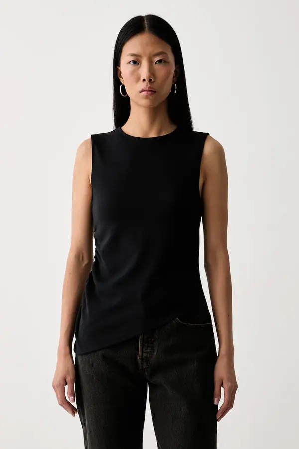 Levi's Levi's top za žene s pamukom ALILA ASYMMETRICAL SL