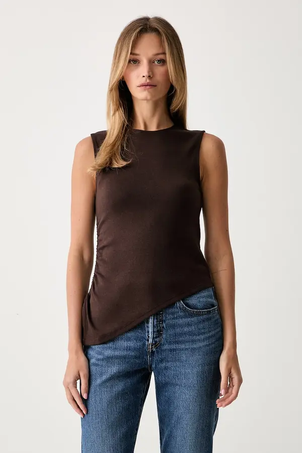 Levi's Levi's top za žene s pamukom ALILA ASYMMETRICAL SL