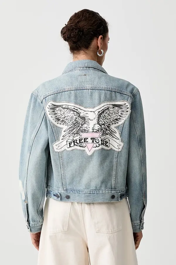 Levi's Levi's traper jakna za žene ROAD WORN TRUCKER x PRIDE