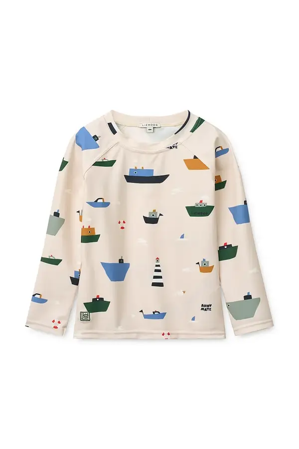 Liewood Liewood kupaći kostim s dugim rukavima za djecu Noah Printed Longsleeve Swim Tee