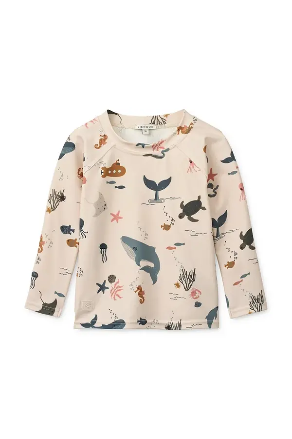 Liewood Liewood kupaći kostim s dugim rukavima za djecu Noah Printed Longsleeve Swim Tee