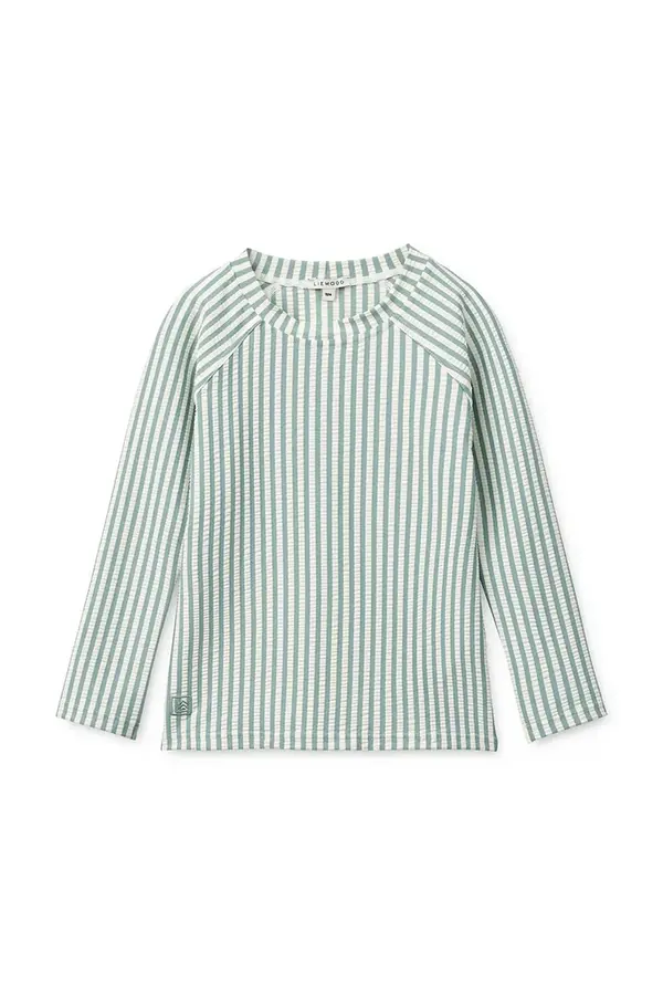 Liewood Liewood kupaći kostim s dugim rukavima za djecu Noah Seersucker Longsleeve Swim Tee