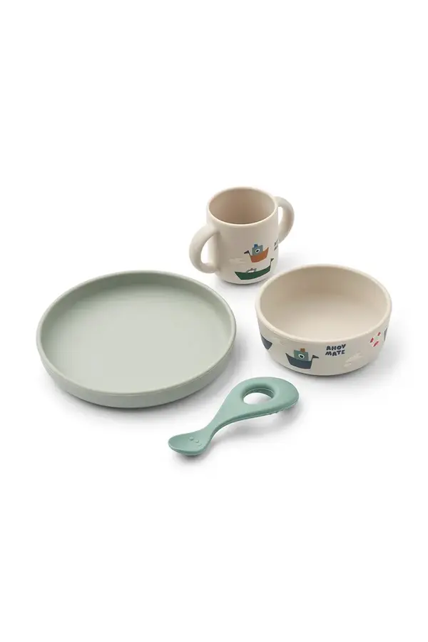 Liewood Liewood Set posuđa za djecu Liewood Vivi Printed Tableware Set