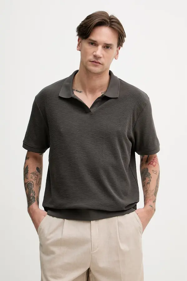 Lindbergh Lindbergh polo majica za muškarce od pamuka