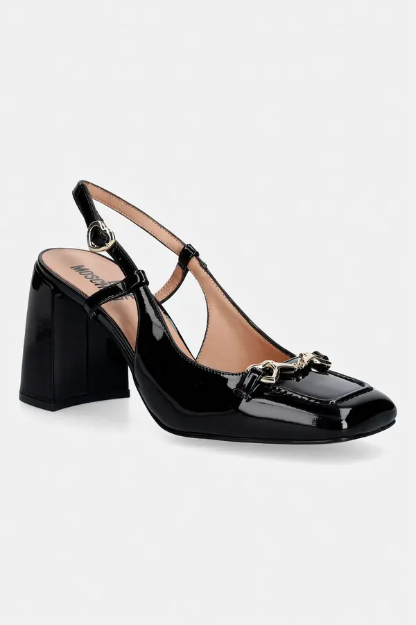 Love Moschino Love Moschino cipele s potpeticom od kože