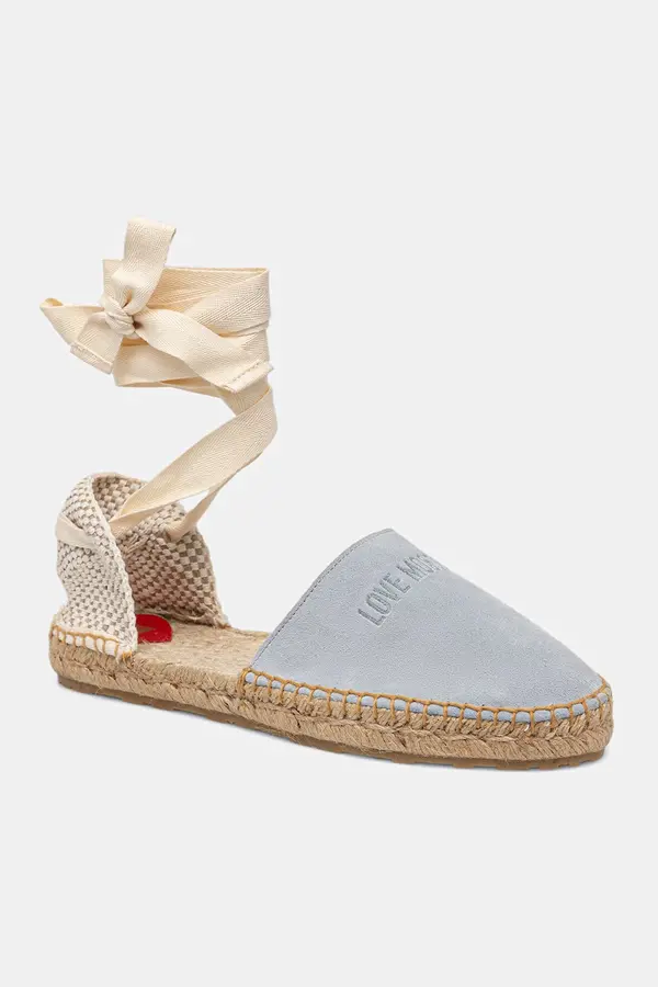 Love Moschino Love Moschino espadrile za žene od brušene kože