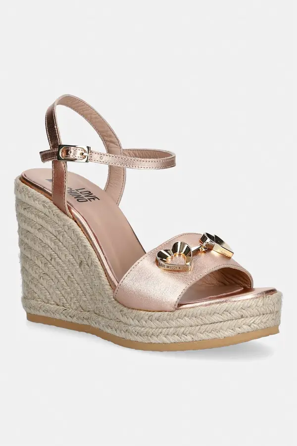 Love Moschino Love Moschino sandale s klinastom potpeticom za žene