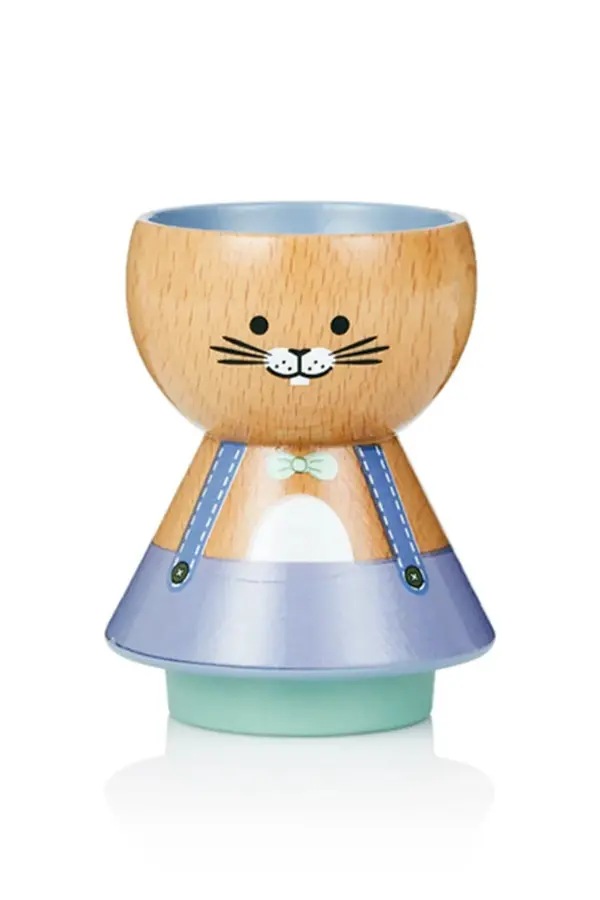 Lucie Kaas Lucie Kaas stalak za kuhano jaje od bukovog drveta BORDFOLK - Bunny 7 cm