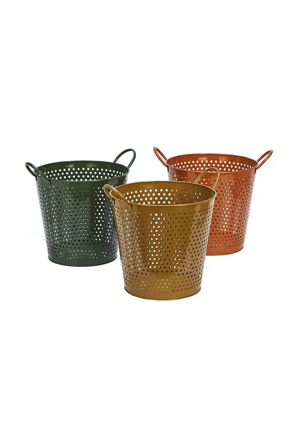 Madam Stoltz Madam Stoltz set košara za pohranu od željeza 28 x 26 cm