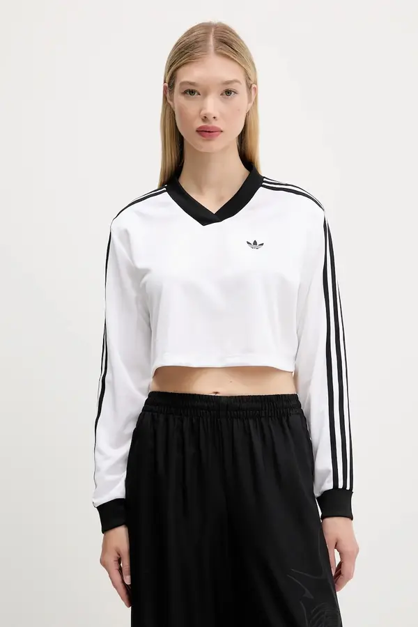 adidas Originals Majica dugih rukava adidas Originals Jacquard Ls Top