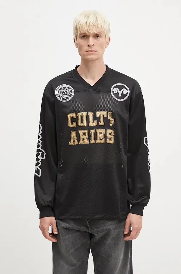 Aries Majica dugih rukava Aries Cult Leader Airtex Longsleeve Tee