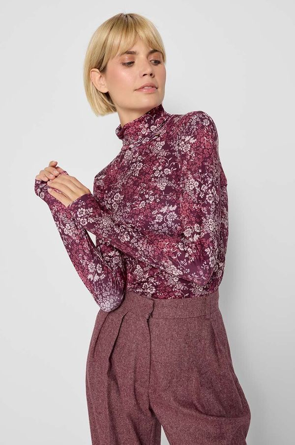 BIZUU Majica dugih rukava Bizuu OWAKA za žene, s dolčevitom, OWAKA.SUTRI.LUV