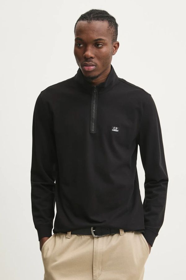 C.P. Company Majica dugih rukava C.P. Company za muškarce, boja: crna, bez uzorka, 17CMPL152A005263W