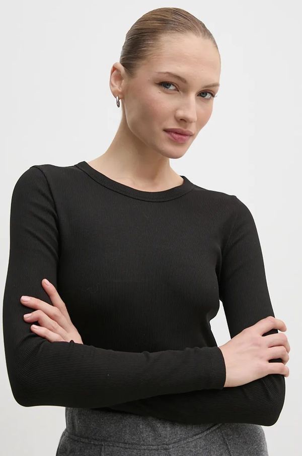 Calvin Klein Jeans Majica dugih rukava Calvin Klein Jeans za žene, boja: crna, J20J224454