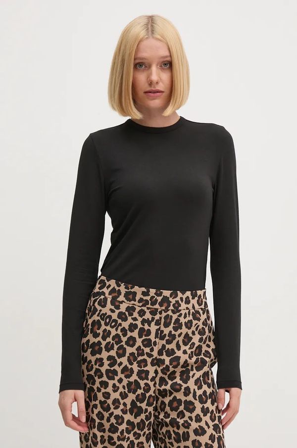 Calvin Klein Majica dugih rukava Calvin Klein za žene, boja: crna, K20K207745