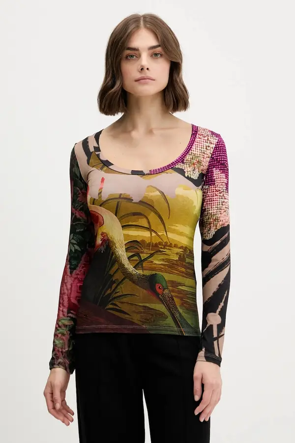 Desigual Majica dugih rukava Desigual JAPON LACROIX