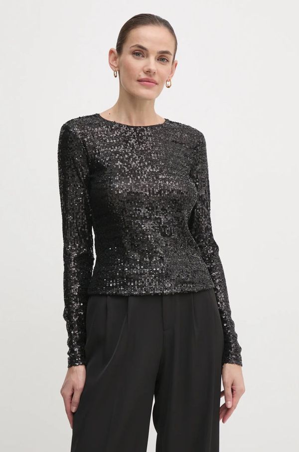 DKNY Majica dugih rukava Dkny za žene, boja: crna, D2G4A119