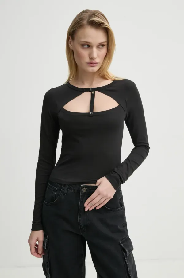 G-Star Raw Majica dugih rukava G-Star Raw boja: crna, D26355-3310