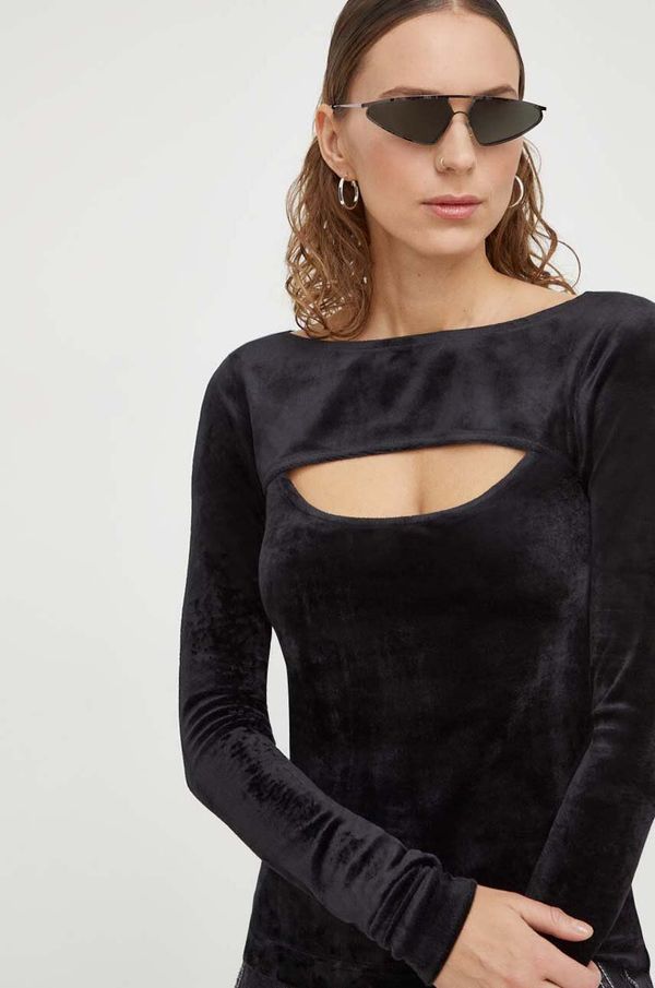 G-Star Raw Majica dugih rukava G-Star Raw za žene, boja: crna