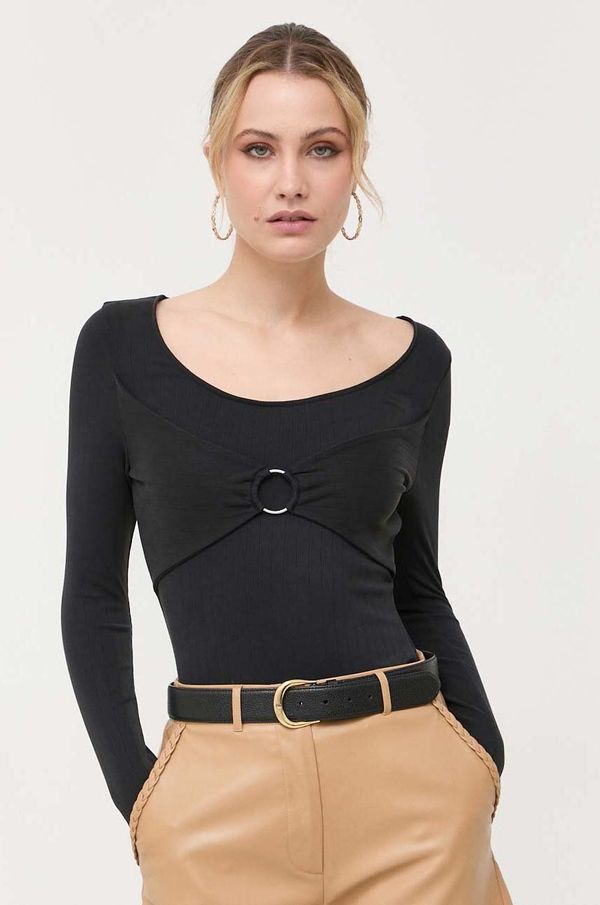 Guess Majica dugih rukava Guess boja: crna