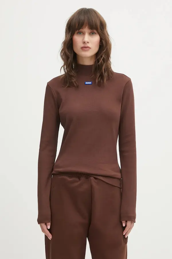 HUGO Blue Majica dugih rukava Hugo Blue  Easy Longsleeve_B