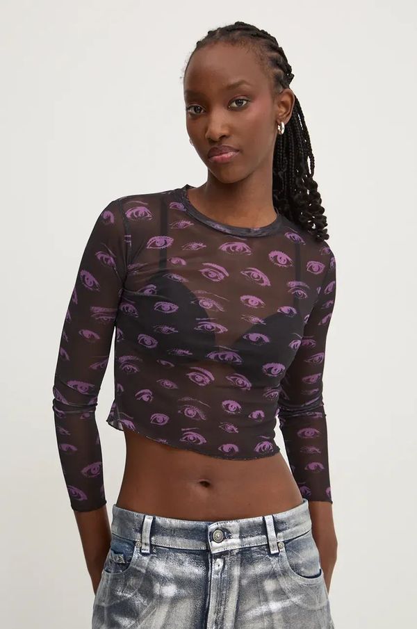 Kaotiko Majica dugih rukava Kaotiko boja: crna, AP006-01-M002