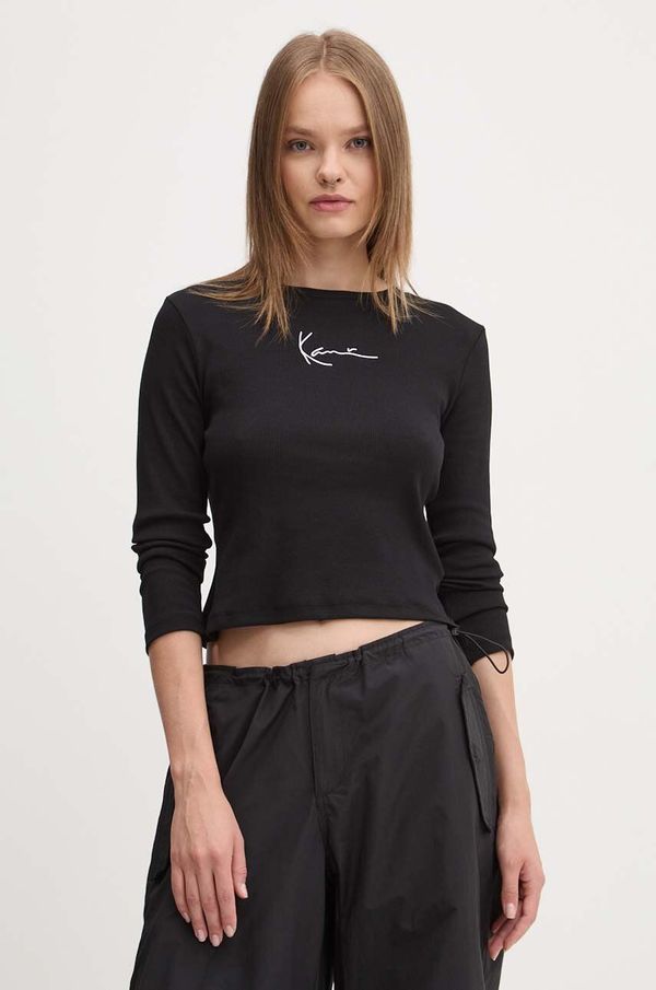 Karl Kani Majica dugih rukava Karl Kani za žene, boja: crna, 61240015