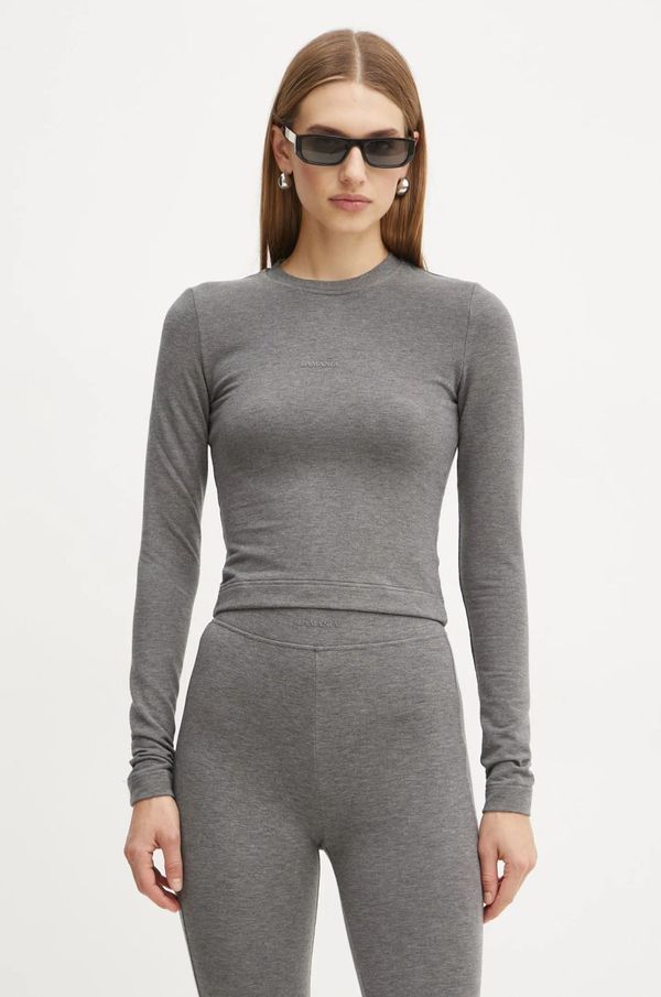 La Mania Majica dugih rukava La Mania DANIELLE za žene, boja: siva, DANIELLE