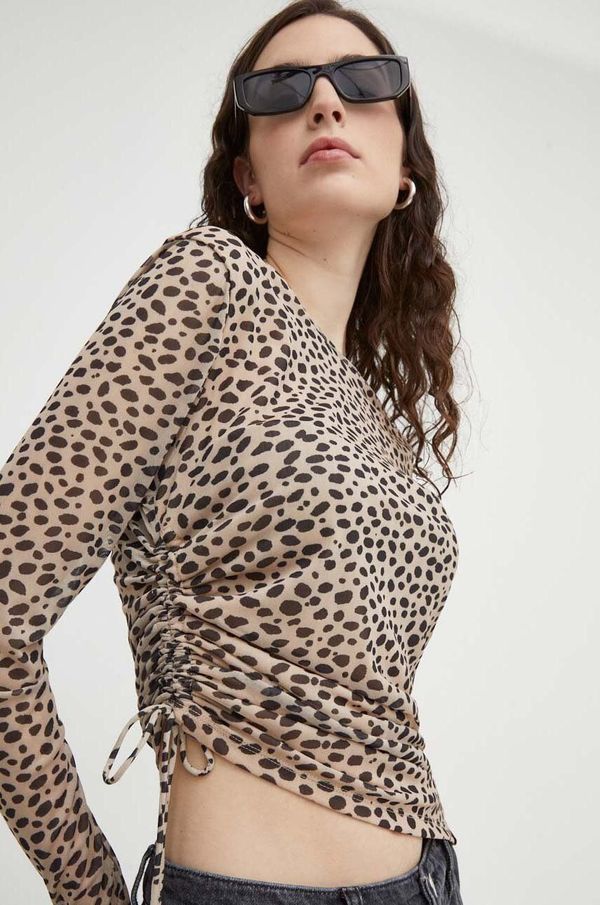 Levi's Majica dugih rukava Levi's boja: bež