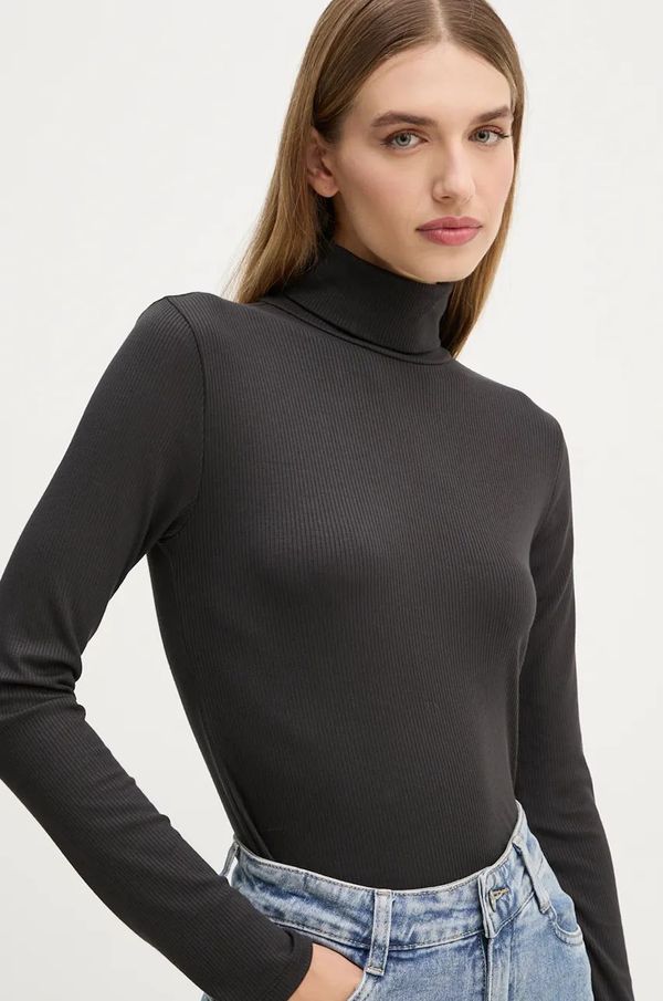 Levi's Majica dugih rukava Levi's za žene, boja: crna, s dolčevitom, A8769