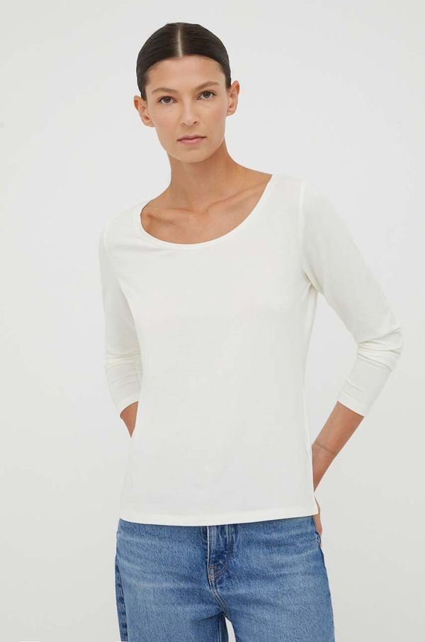 Marc O'Polo Majica dugih rukava Marc O'Polo za žene, boja: bež