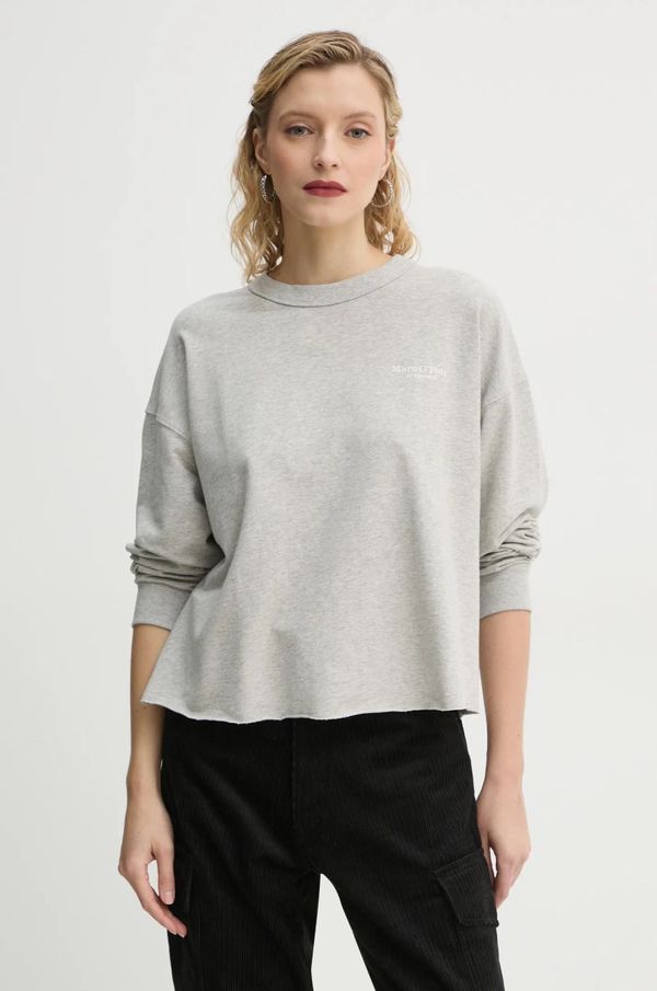 Marc O'Polo Majica dugih rukava Marc O'Polo za žene, boja: siva, 500202954023