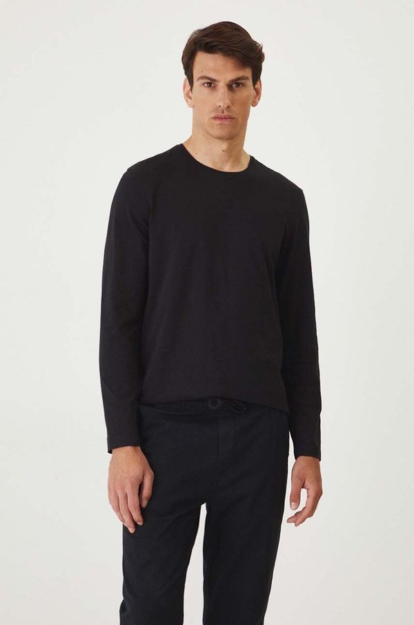 Medicine Majica dugih rukava Medicine za muškarce, boja: crna, bez uzorka