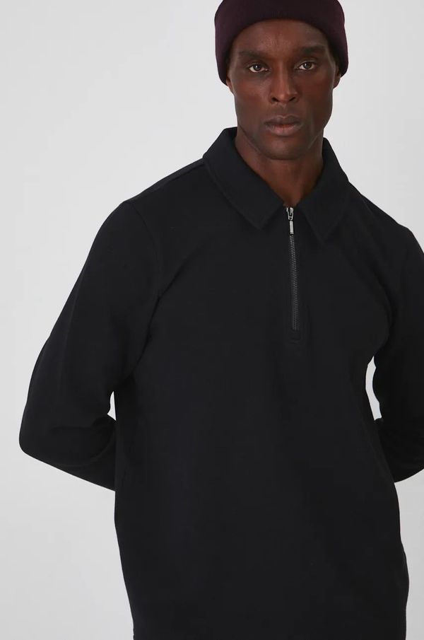 Medicine Majica dugih rukava Medicine za muškarce, boja: crna, bez uzorka